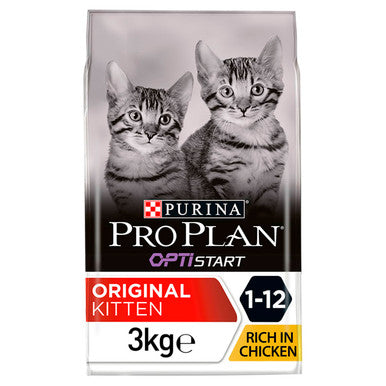 Purina Pro Plan Opti Start Original Kitten/Junior 1-12 Dry Cat Food - Chicken