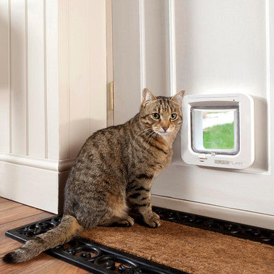 Sureflap Microchip Cat Flap - White