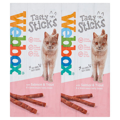 Webbox Tasty Sticks Cat Treats - Beef & Rabbit