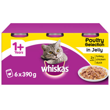 Whiskas Chunks In Jelly Selection