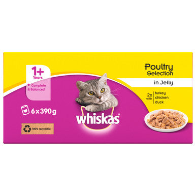 Whiskas Chunks In Jelly Selection