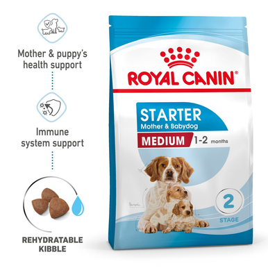 Royal Canin Medium Starter Mother & Babydog Adult/Puppy Dry Dog Food