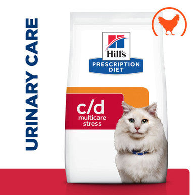 Hill's Prescription Diet c/d Multicare Stress Urinary Care Dry Cat Food with Chicken