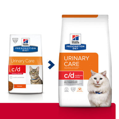 Hill's Prescription Diet c/d Multicare Stress Urinary Care Dry Cat Food with Chicken