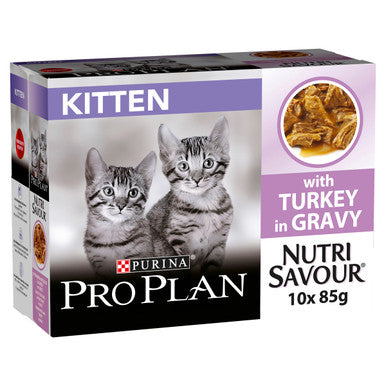 Purina Pro Plan NutriSavour Kitten Turkey