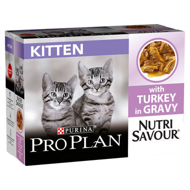 Purina Pro Plan NutriSavour Kitten Turkey