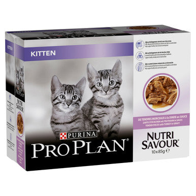 Purina Pro Plan NutriSavour Kitten Turkey