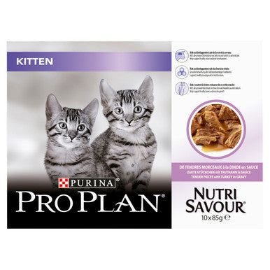 Purina Pro Plan NutriSavour Kitten Turkey