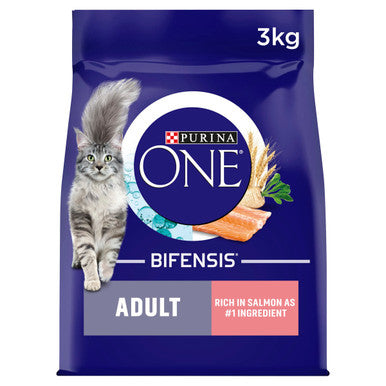 Purina ONE Adult Dry Cat Food - Salmon & Whole Grains