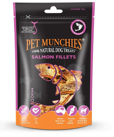 Pet Munchies Wild Salmon Dental Skin Chew Medium