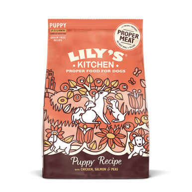 Lily's Kitchen Grain Free with Puppy Recipe Dry Dog Food - Chicken & Salmon