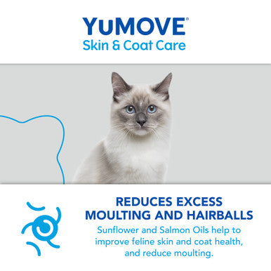 YuMOVE Skin & Coat Care Moulting Supplement Oil for Cats