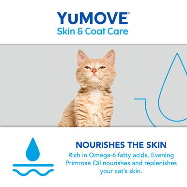 YuMOVE Skin & Coat Care Moulting Supplement Oil for Cats