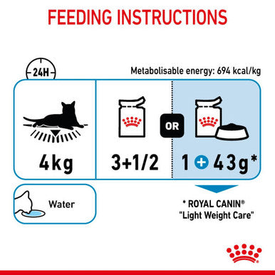 Royal Canin Ultra Light Care In Gravy Adult Cat Wet Food - Gravy