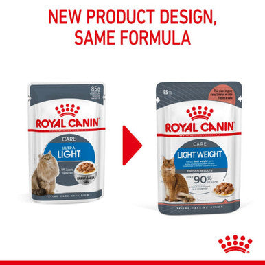 Royal Canin Ultra Light Care In Gravy Adult Cat Wet Food - Gravy