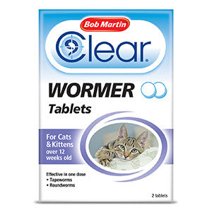 Bob Martin Clear Wormer Tablets for Kitten Cats