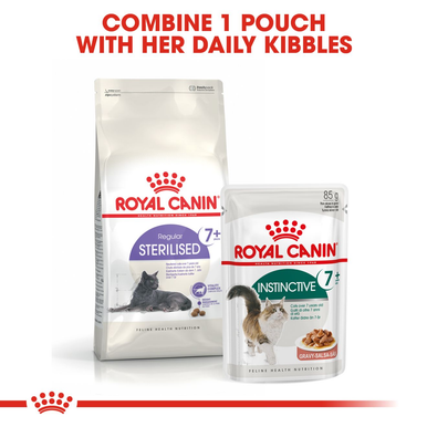 Royal Canin Instinctive Adult 7+ Cat Wet Food - Gravy