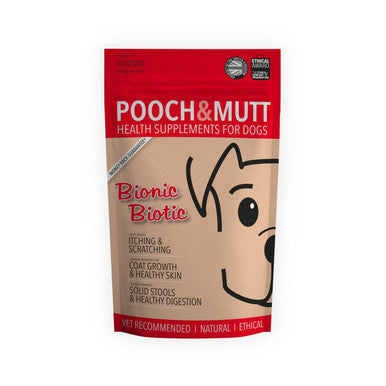 Pooch & Mutt Bionic Biotic, Skin & Coat Supplement for Dog