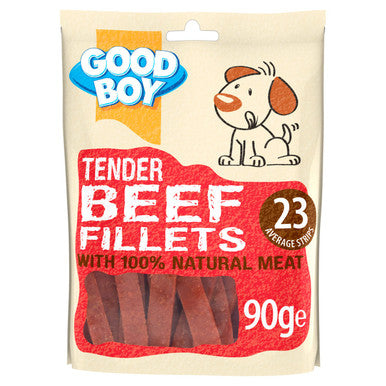 Good Boy Tender Beef Fillets Deli Treats