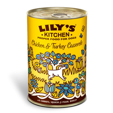 Lily's Kitchen Casserole Wet Dog Food - Chicken & Turkey