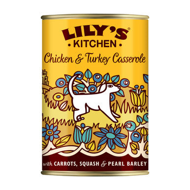 Lily's Kitchen Casserole Wet Dog Food - Chicken & Turkey