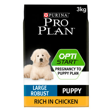 Purina Pro Plan Croquette Robust Large Puppy Dry Dog Food - Chicken & Rice