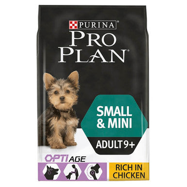 Purina Pro Plan OptiAge Small Adult 9+ Dry Dog Food - Chicken