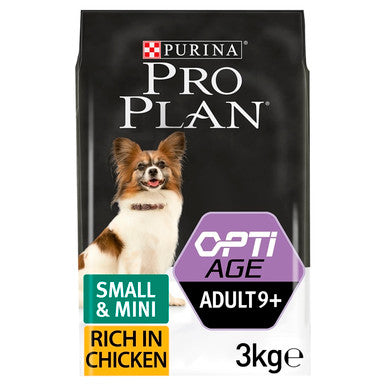 Purina Pro Plan OptiAge Small Adult 9+ Dry Dog Food - Chicken