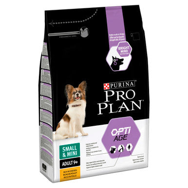 Purina Pro Plan OptiAge Small Adult 9+ Dry Dog Food - Chicken