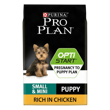 Purina Pro Plan Opti Start Small & Mini Puppy Dry Dog Food - Chicken