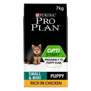 Purina Pro Plan Opti Start Small & Mini Puppy Dry Dog Food - Chicken