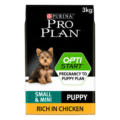 Purina Pro Plan Opti Start Small & Mini Puppy Dry Dog Food - Chicken