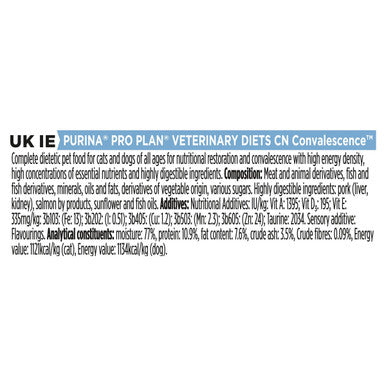 Purina Pro Plan Veterinary Diets CN Convalescence Wet Food Cats and Dogs