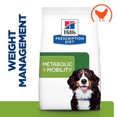 Hill's Prescription Diet Metabolic + Mobility Weight Management Adult/Senior Dry Dog Food with Chicken