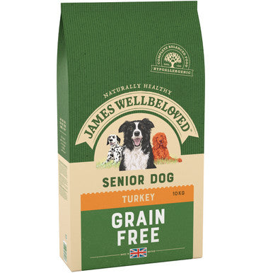 James Wellbeloved Grain Free Senior Dry Dog Food - Turkey & Vegetables