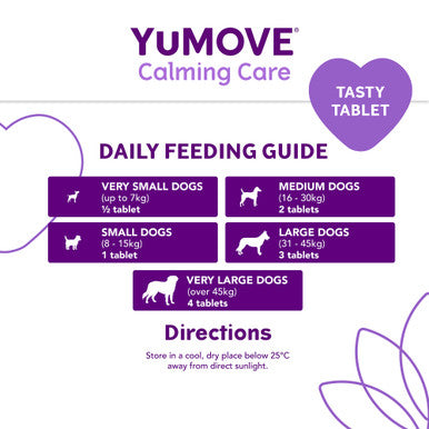 YuMOVE Calming Care Adult Dog Supplement Tablets