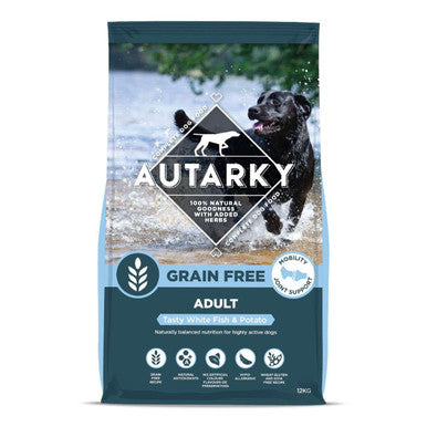Grain Free Dry Dog Food Fish & Potato
