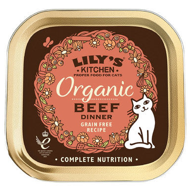 Lily's Kitchen Adult Wet Cat Food - Beef