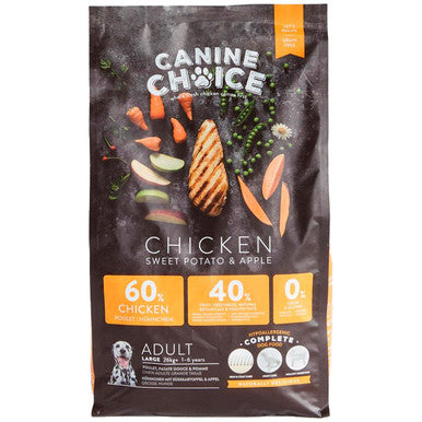 Canine Choice Super Premium Grain Free Large Adult Dry Dog Food - Chicken