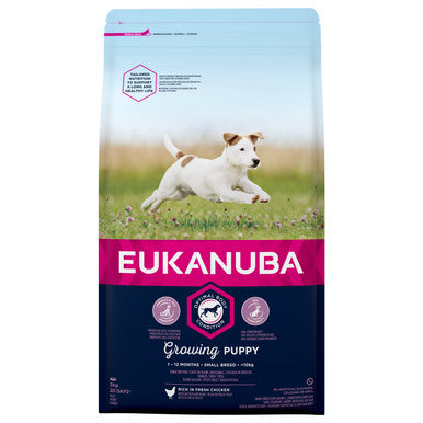 Eukanuba Growing Puppy Small Breed Dry Dog Food - Chicken