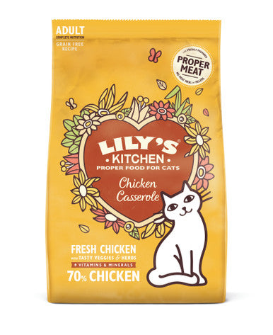 Lily's Kitchen Grain-free Adult Dry Cat Food - Chicken Casserole