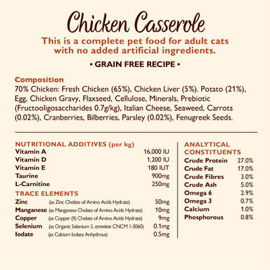 Lily's Kitchen Grain-free Adult Dry Cat Food - Chicken Casserole