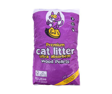 CJs Wood Pellet Cat Litter