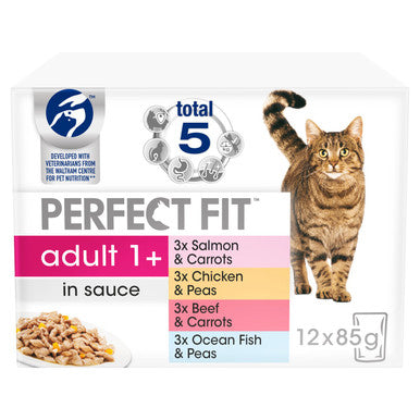 Perfect Fit Adult Wet Cat Food Puches