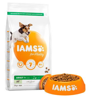 Iams Vitality Adult Small/Medium Breed Dry Dog Food - Lamb