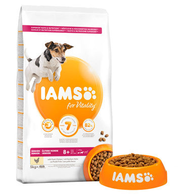 Iams Vitality Senior Small/Medium Breed Dry Dog Food - Chicken