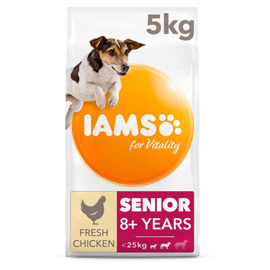 Iams Vitality Senior Small/Medium Breed Dry Dog Food - Chicken