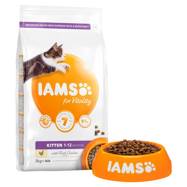 IAMS for Vitality Kitten Food with Chicken