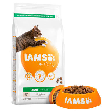 IAMS for Vitality Adult Cat Food with Salmon