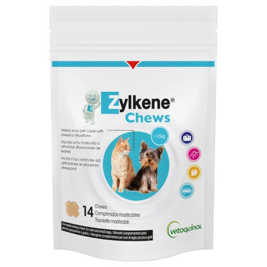 Vetoquinol Zylkene Chews Small Dog & Cat Treats